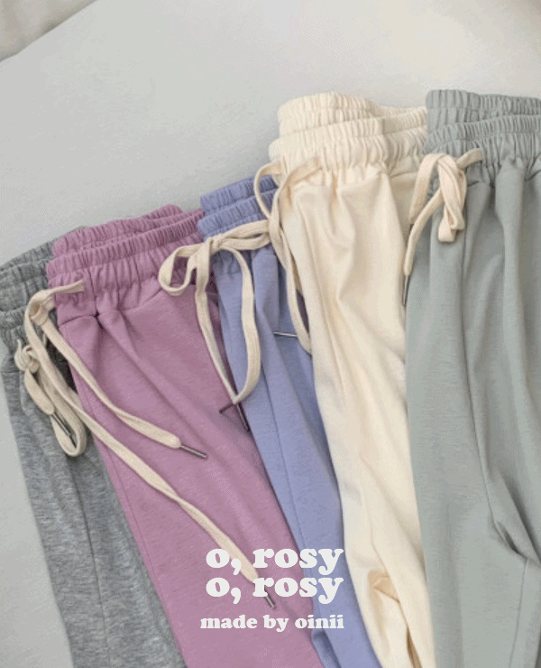 [o,rosy] Summer mute pants