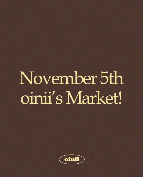 oinii&#039;s market 11월 마지막주