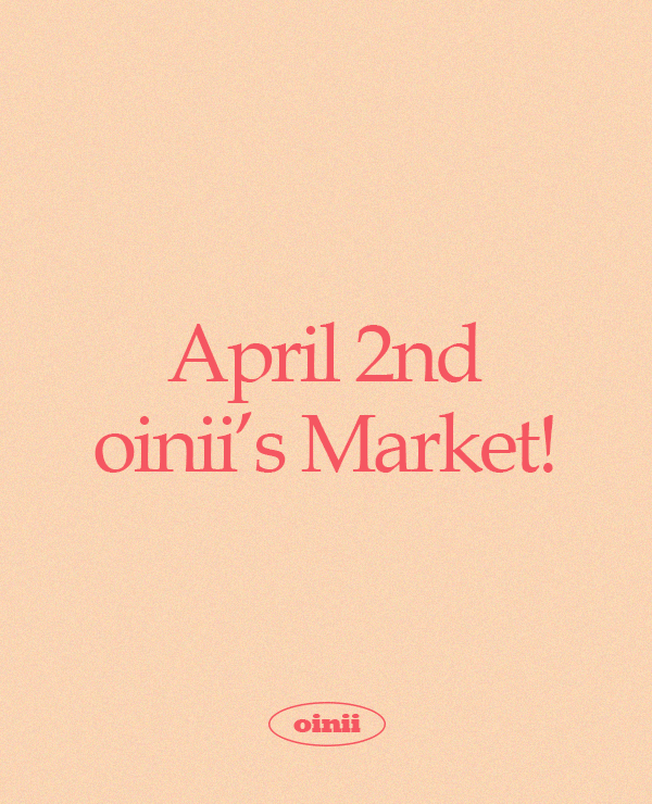 oinii&#039;s market 4월 둘째주