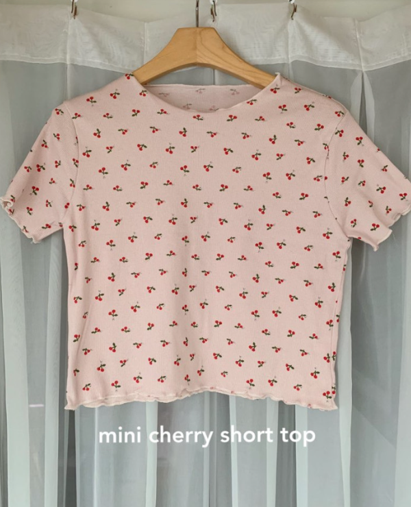 Cherry berry short top (3color)
