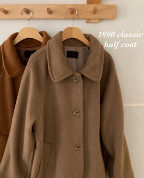 1990 classic half coat