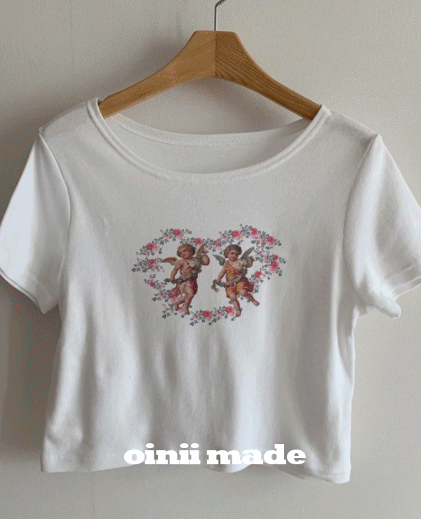 [oinii made] vintage cupid top (3color)
