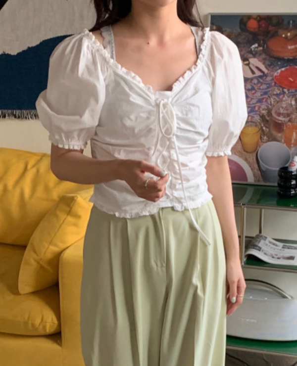 Antique corset blouse