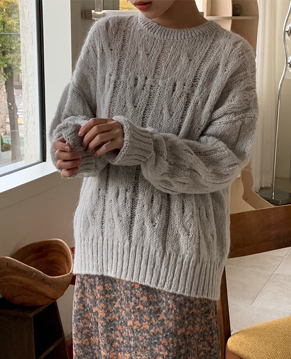 granny cable knit