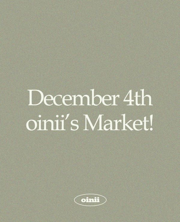 oinii&#039;s market 12월 넷째주