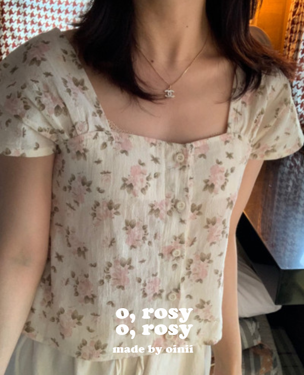 [o,rosy] May rose blouse