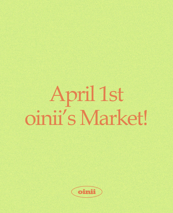 oinii&#039;s market 4월 첫째주