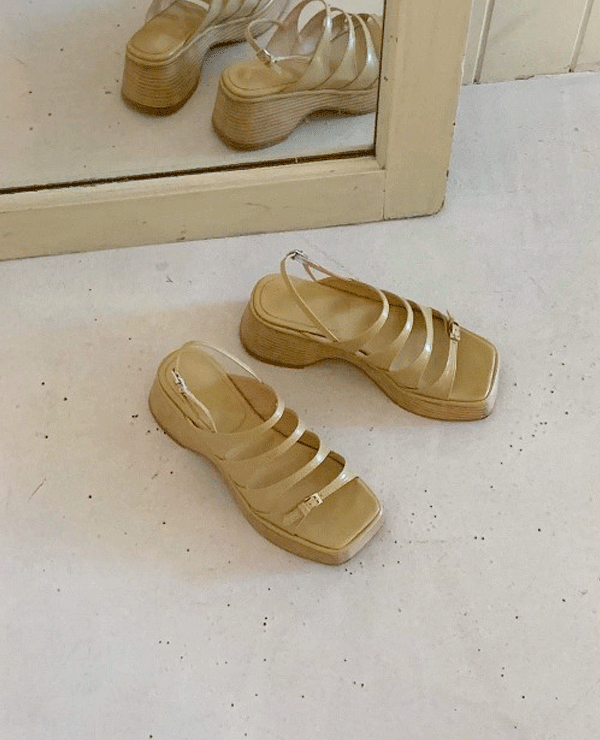 strap platform sandals