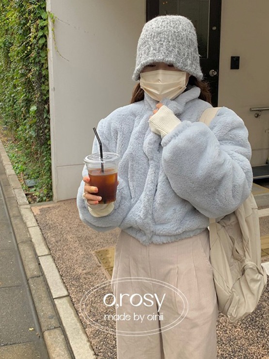 [+무료배송] [o,rosy] cloud fur jp - 블루