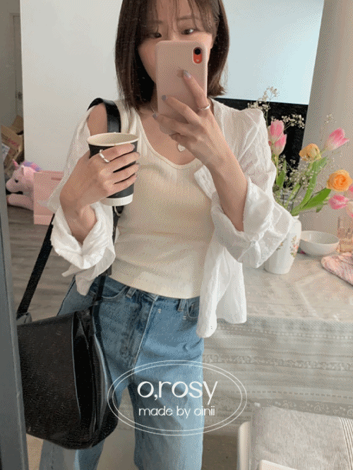 [2ND] [o,rosy] 윤슬 blouse - 2color