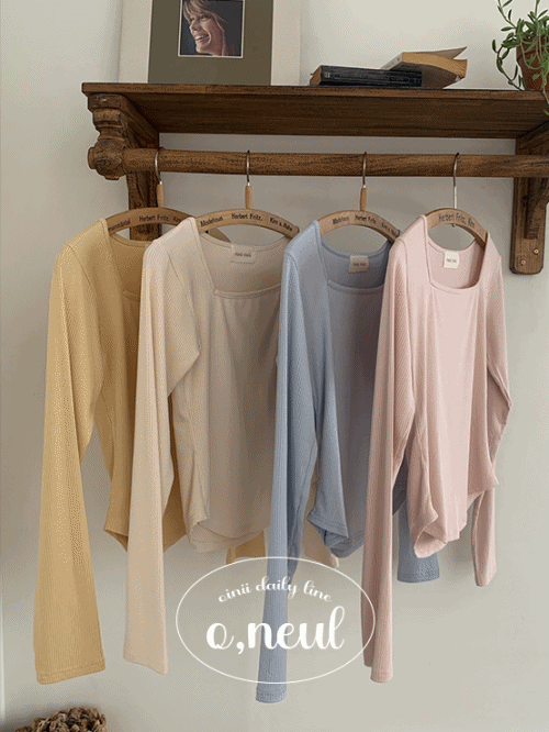 [2ND] [o,neul] glam square top - 4color